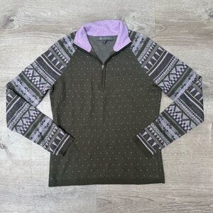 Women’s Merino Wool Title Nine 1/4 Zip Size S